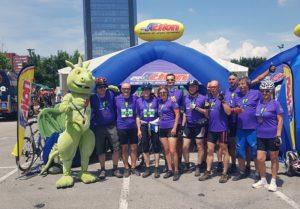 Reka kolesarjev preplavila in obkrožila Ljubljansko barje 1